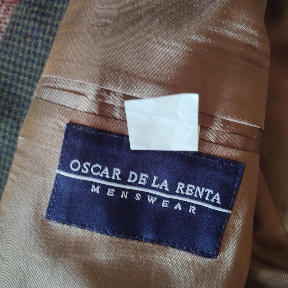 Oscar de la Renta Wool Sports Coat 42 R - Picture 15 of 15